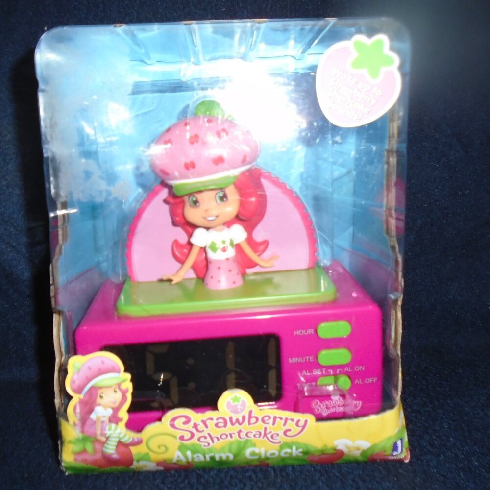 American Greetings Strawberry Shortcake Desk Table Alarm Clock